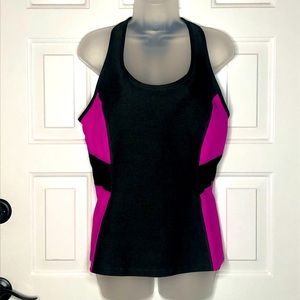 Express EXPCORE Performance Exercise Top Gray Pink